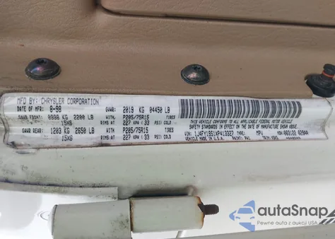 1999 Jeep Wrangler Sport z USA, uszkodzony, nr VIN 1J4FY19S1XP413327